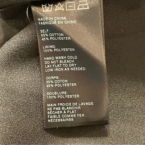 MOON RIVER by ANTHROPOLOGIE NWOT Denmark Striped Tunic Dress in Black Noir - Picture 8 of 10